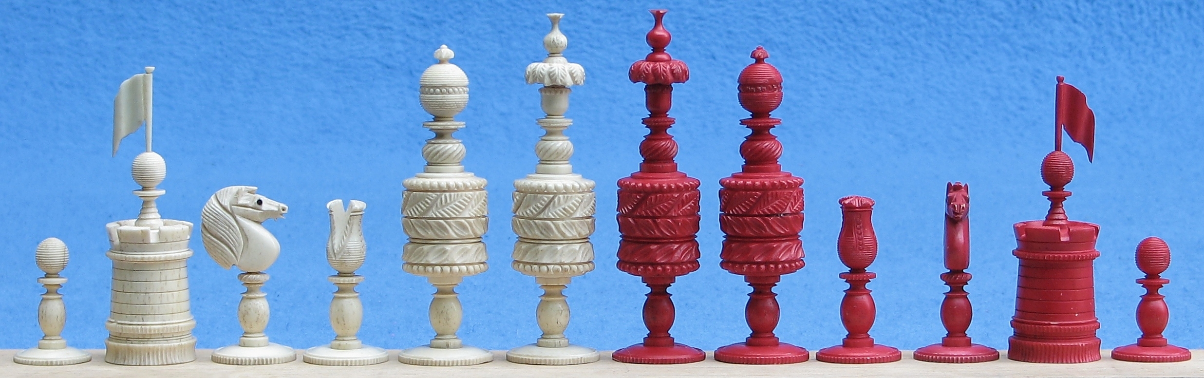 Type I Bone Barleycorn Chessmen - www.