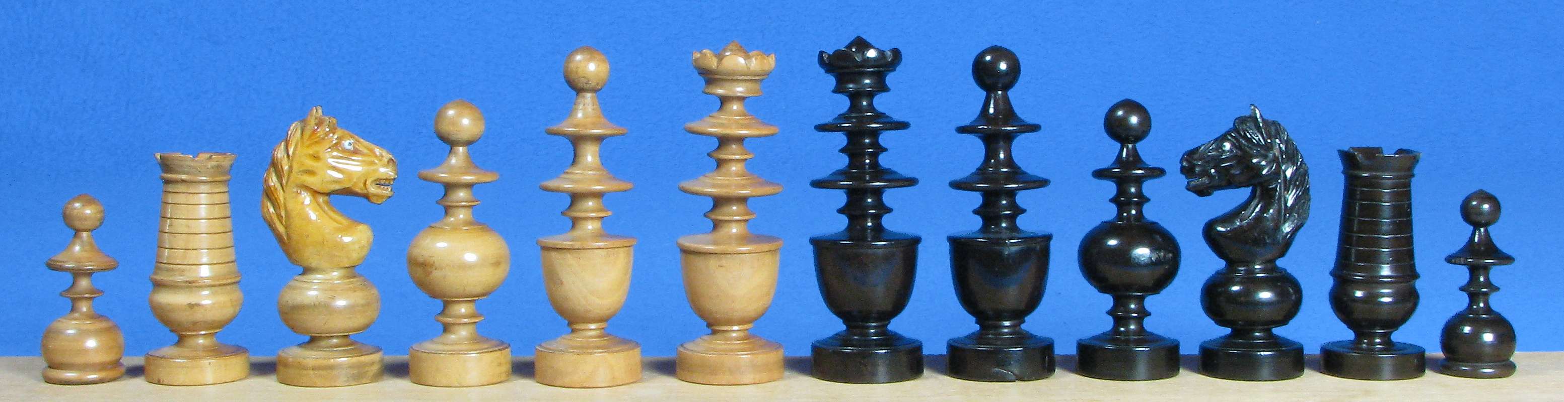 Wooden Chess Board Set - Olive Wood Made in Israel - 7.5